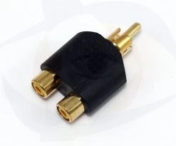 RCA Audio Splitter Male To 2 Female