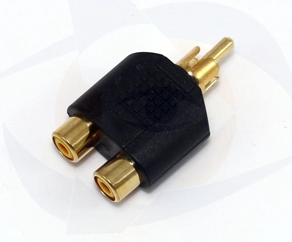 RCA Audio Splitter Male To 2 Female 1 RCA Audio Splitter Male To 2 Female