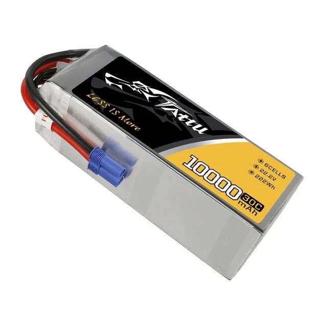 Tattu 22.2V 30C 6S 10000mAh Lipo Battery Pack With EC5 For UAV 2 Tattu 22.2V 30C 6S 10000mAh Lipo Battery Pack With EC5 For UAV - Image 2