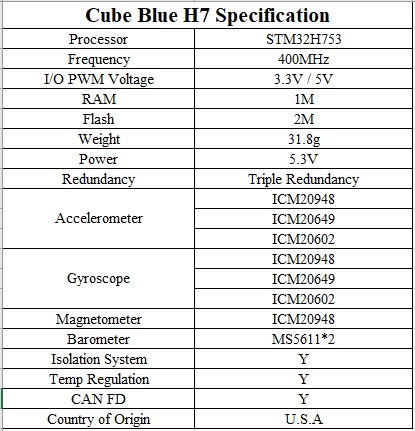 CubePilot The Cube Blue H7 - Pixhawk 2.1 Made In The USA 3 CubePilot The Cube Blue H7 - Pixhawk 2.1 Made In The USA - Image 3