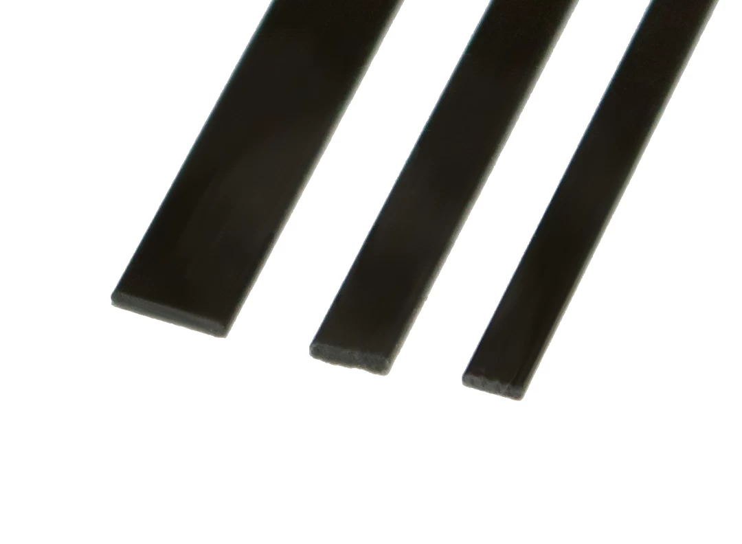 Carbon Fiber Flat Strip: 4mm X 1mm, 1m Long