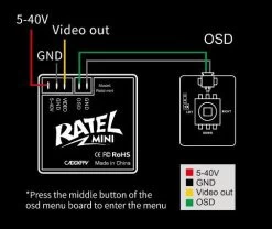 Caddx Ratel Mini Starlight FPV Camera -Drone Parts Store Caddx Ratel Mini Starlight FPV Camera 28129