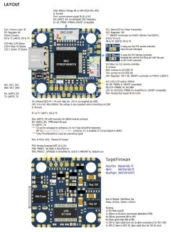 Matek Flight Controller F405-miniTE -Drone Parts Store F405 miniTE layout