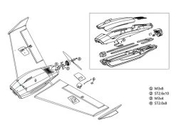 Hee Wing RC F-01 Ultra Delta Wing 690mm EPP - Kit 7 Hee Wing RC F-01 Ultra Delta Wing 690mm EPP - Kit -Drone Parts Store HEE F01 28429 1