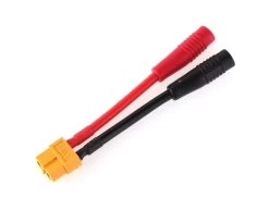 XT60 Female To 4mm Female Banana Jack - 5cm