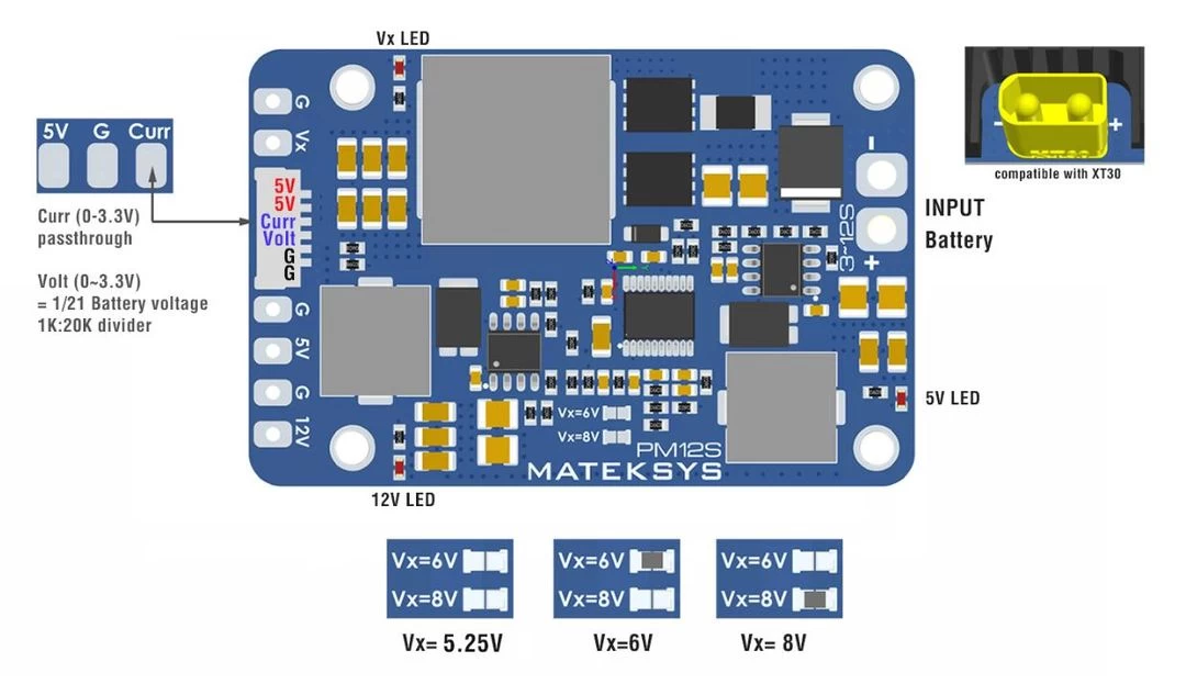 Matek Power Module PM12S-3 3 Matek Power Module PM12S-3 - Image 3
