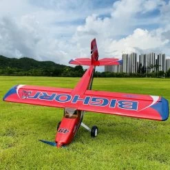 OMP Hobby BIGHORN 49" Pro Flap Version PNP Balsa Airplane Red