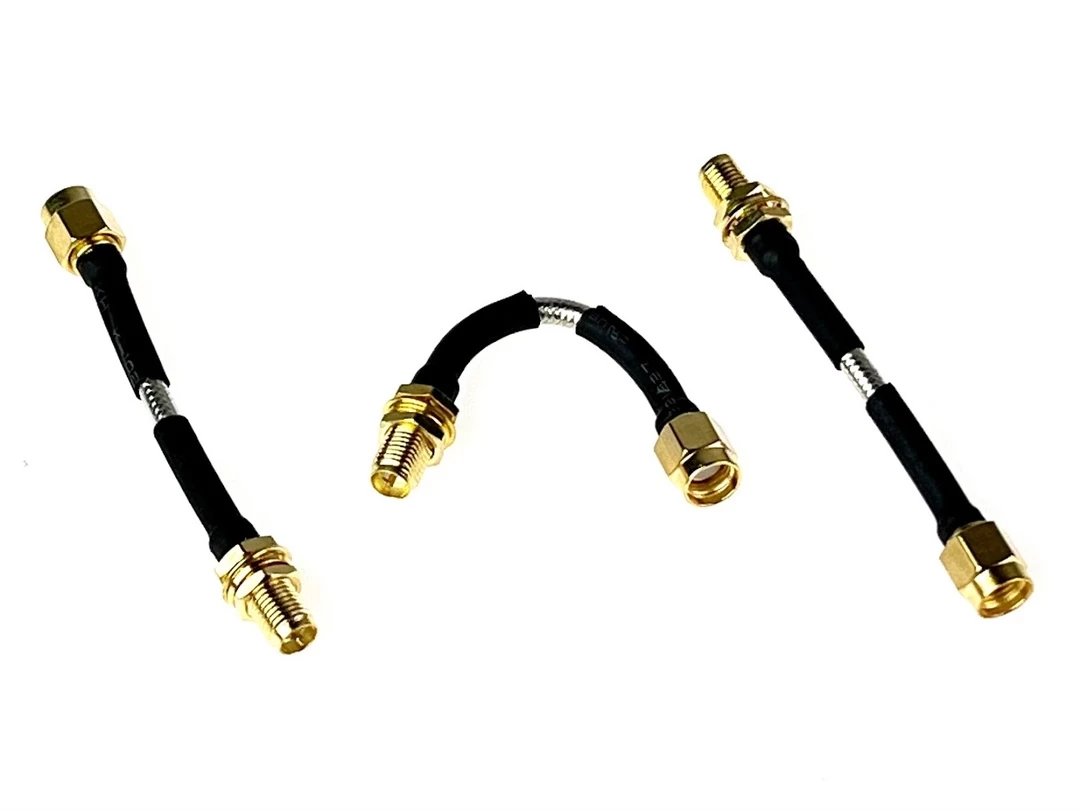 5cm RP-SMA Male To RP-SMA Female RG141 Semi-Rigid Extension 1 5cm RP-SMA Male To RP-SMA Female RG141 Semi-Rigid Extension