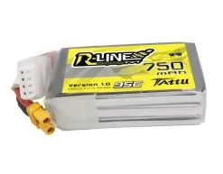 Tattu R-Line 750mAh 11.1V 95C 3S1P Lipo - XT30