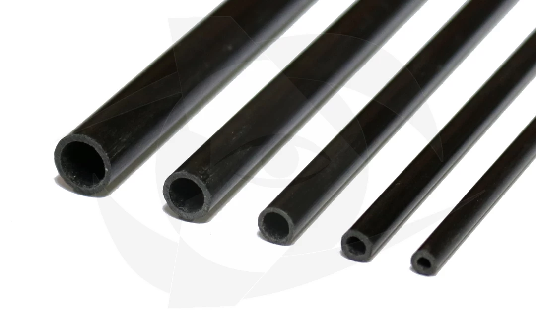 Carbon Fiber Tube: 6mm X 4.5mm, 1m Long 2 Carbon Fiber Tube: 6mm X 4.5mm, 1m Long - Image 2