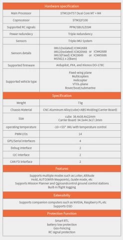 PixHawk Cube Orange+ Standard Set ADS-B (Cube And Carrier) -Drone Parts Store d8faf3b4 85aa 442e a076 d6f7367568c9