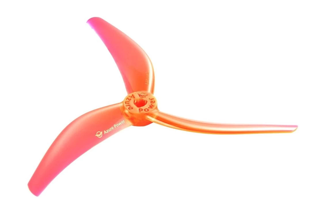 Azure Power 3 Blade 4838 Johnny Freestyle & Race Props Orange 1 Azure Power 3 Blade 4838 Johnny Freestyle & Race Props Orange