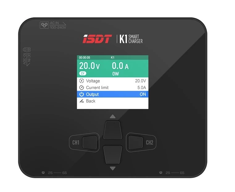 ISDT K1 AC/DC Dual Smart Charger 100W AC 250Wx2 DC 6 ISDT K1 AC/DC Dual Smart Charger 100W AC 250Wx2 DC - Image 6