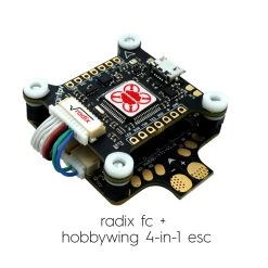 BrainFPV Radix FC Flight Controller -Drone Parts Store radix fc esc side