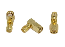 RP SMA Male To RP SMA Female Right Angle Adapter