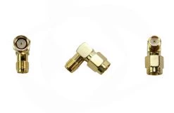 RP SMA Male To SMA Female Right Angle Adapter