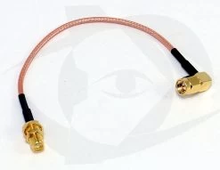 15cm SMA Female To SMA Male Right Angle RG316 Extension