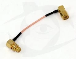 7cm SMA Female Right Angle To SMA Male Right Angle RG178 Ext