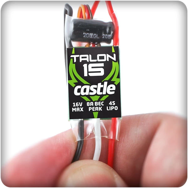 Castle Creations Talon 15-Amp 17V ESC With 8-Amp BEC 1 Castle Creations Talon 15-Amp 17V ESC With 8-Amp BEC