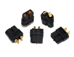 XT60 Black - Female (Male Housing, Female Bullet) 5 Pcs
